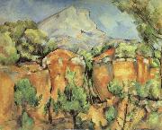 La Montagne Sainte-Victoire,vue de Bibemus Paul Cezanne